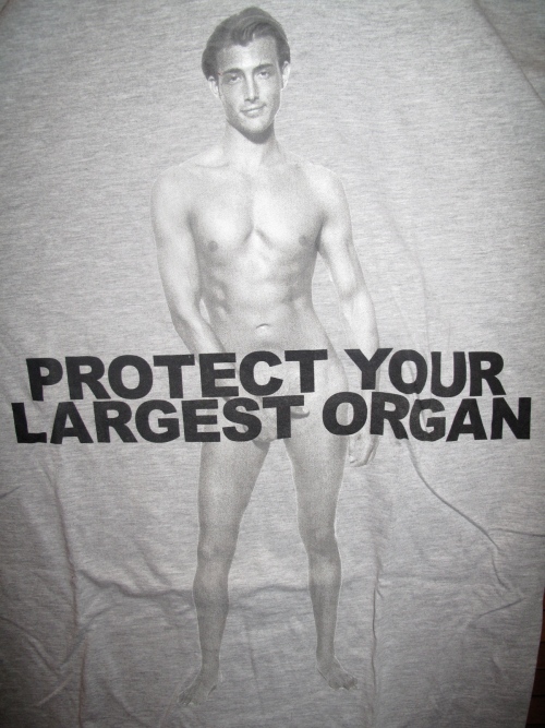 new marc by marc jacobs protect your skin tee brandon boyd incubus front details