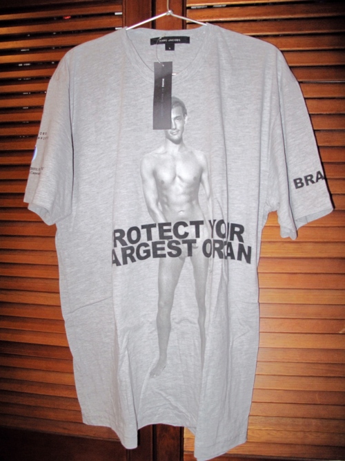 new marc by marc jacobs protect your skin tee brandon boyd incubus front